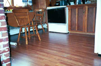 I completed my kitchen floor without realizing that I had closed the twins beneath the floor.